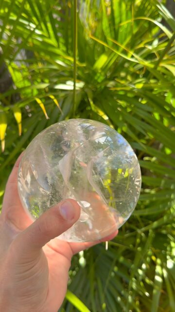 Take a look at this stunning sphere with a beautiful phantom inside!

 A truly gorgeous and completely one-of-a-kind piece.

#crystal #clearquartz #clearcrystals