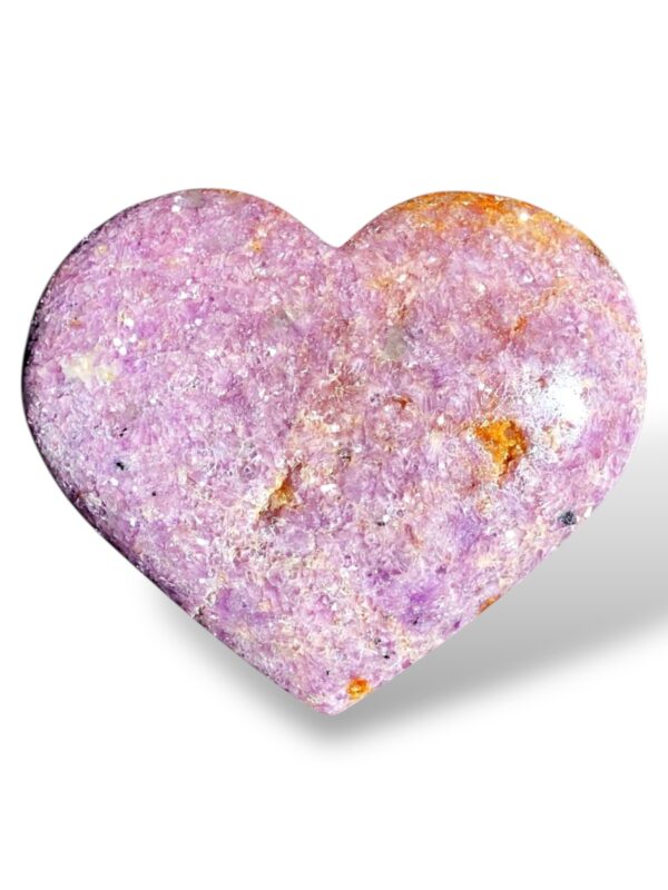 Lepidolite Heart